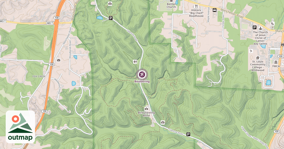 Map of Bouldering