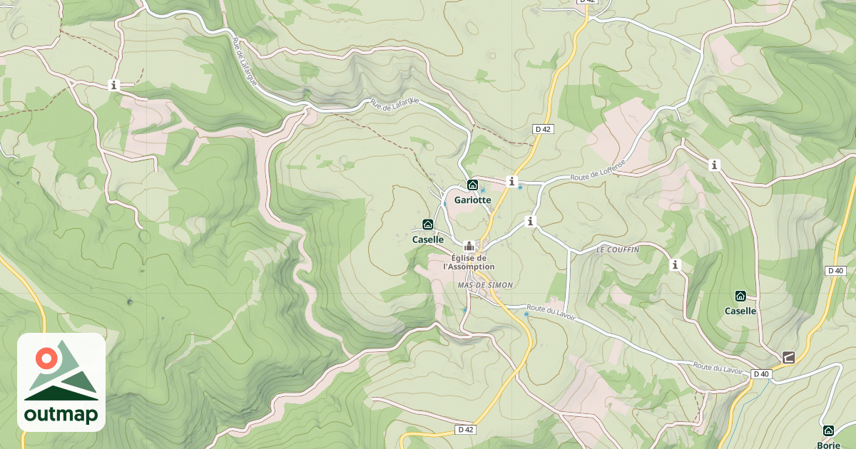 Map of Caselle