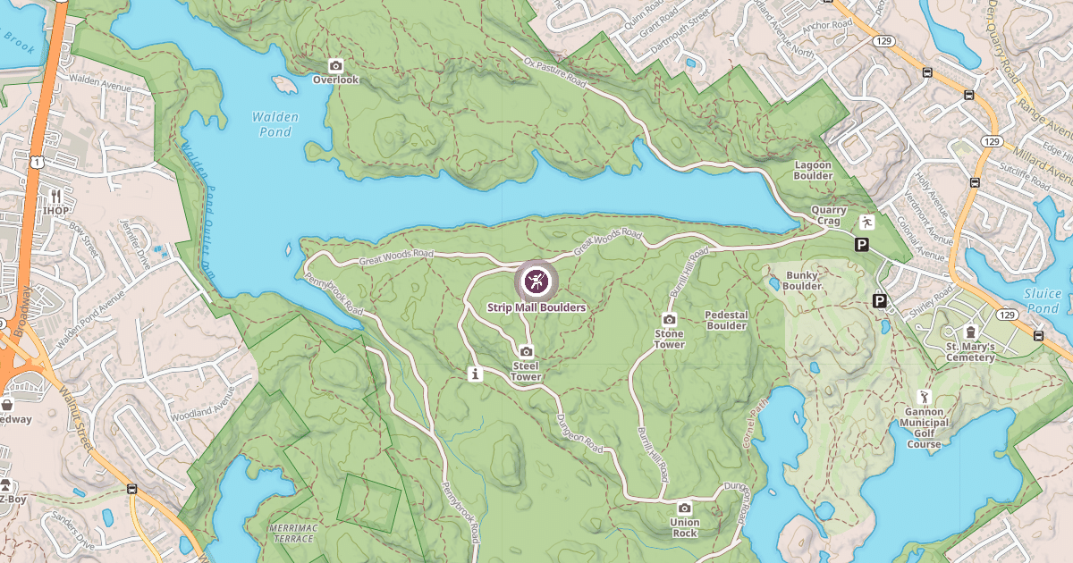 Map preview of Strip Mall Boulders
