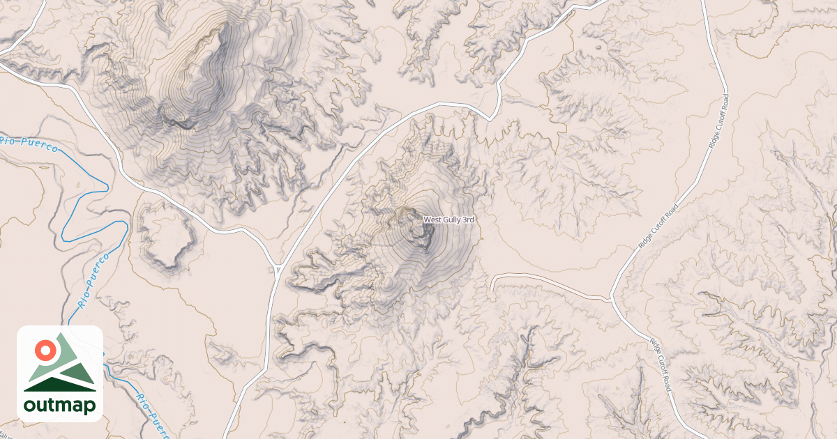 Map of West Gully