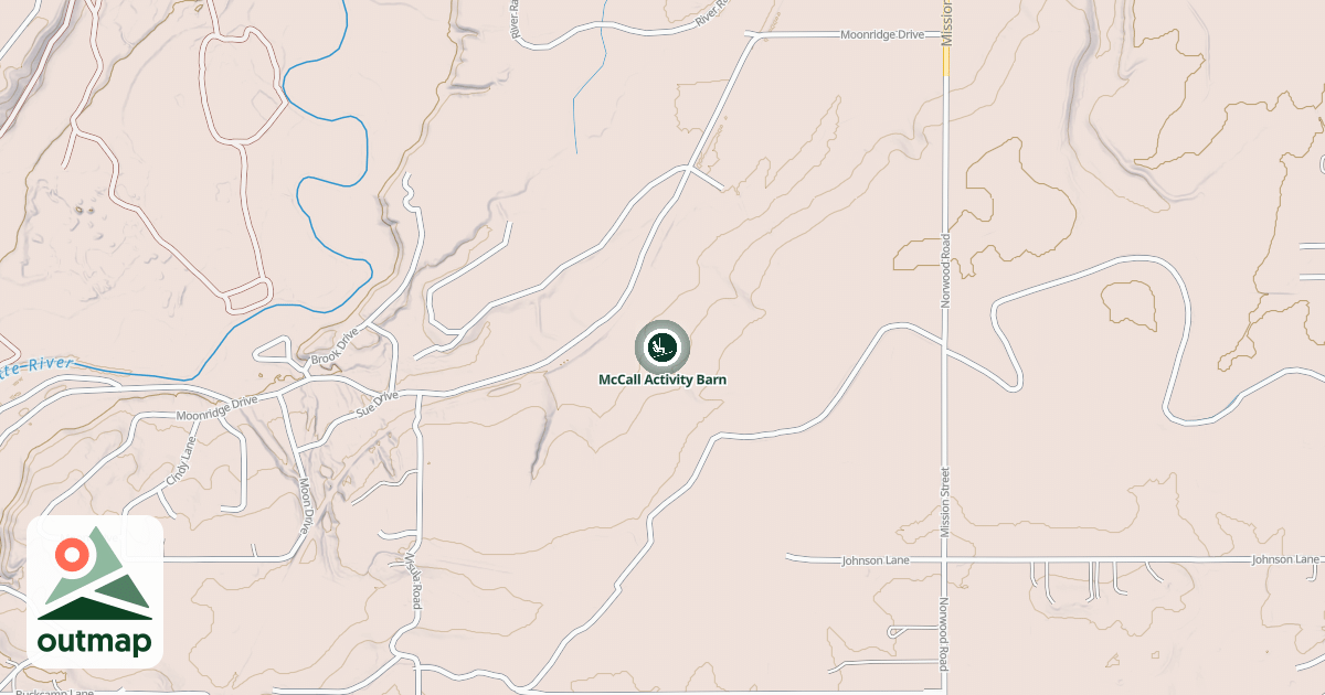 Map of McCall Activity Barn