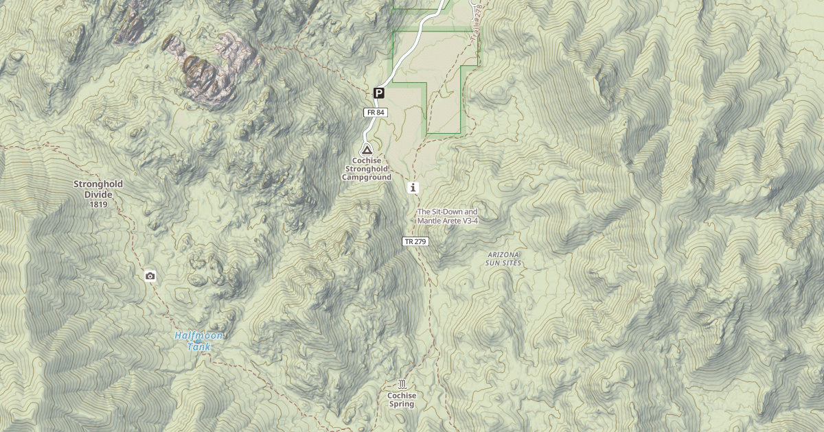 Map preview of The Sit-Down and Mantle Arete