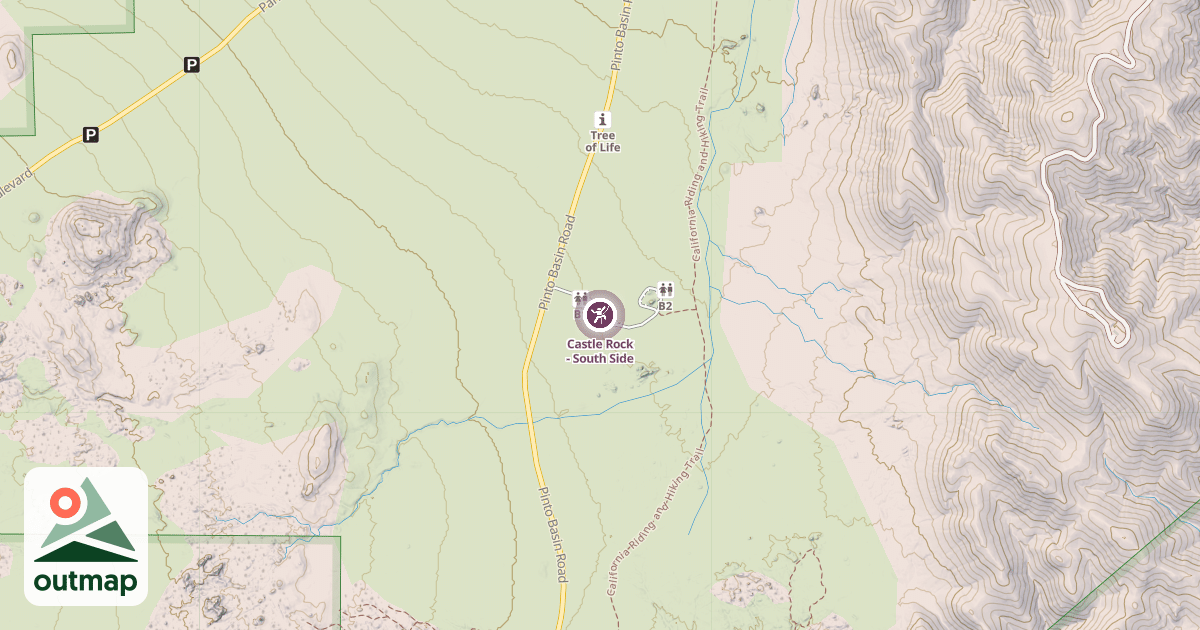 Map of Castle Rock - South Side