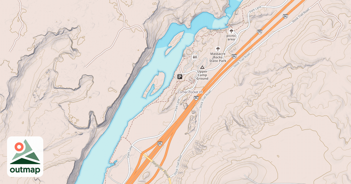 Map of Corner Pocket