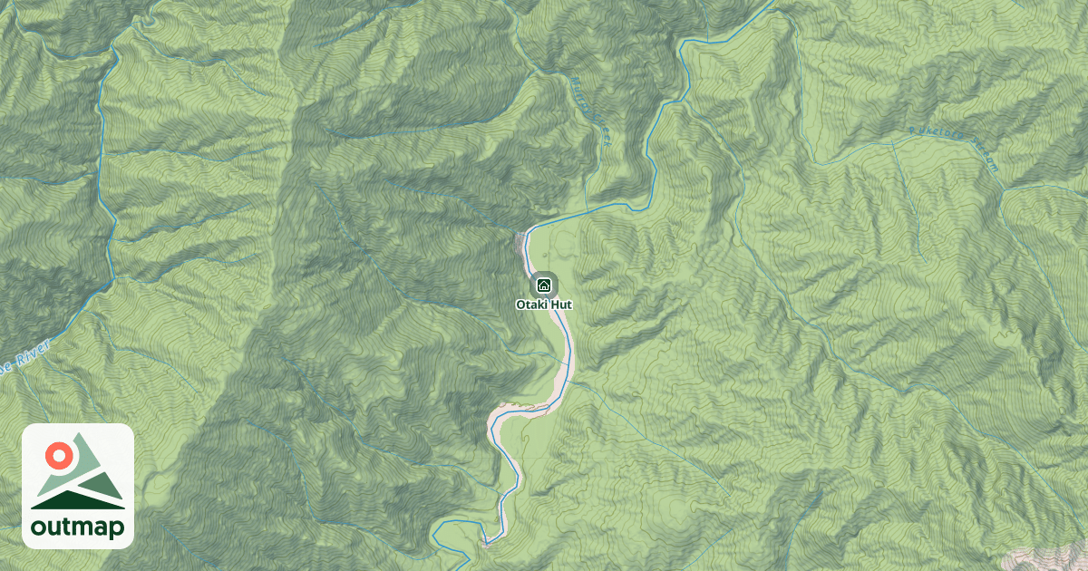 Map of Otaki Hut