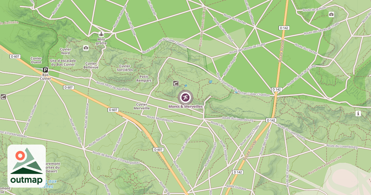 Map of Monts & Merveilles