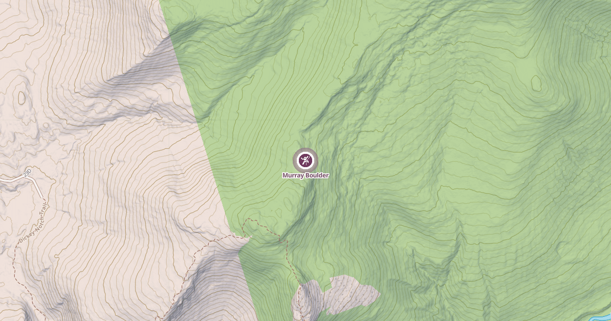 Map preview of Murray Boulder