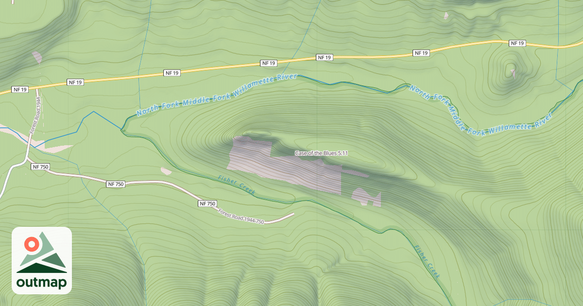 Map of Case of the Blues