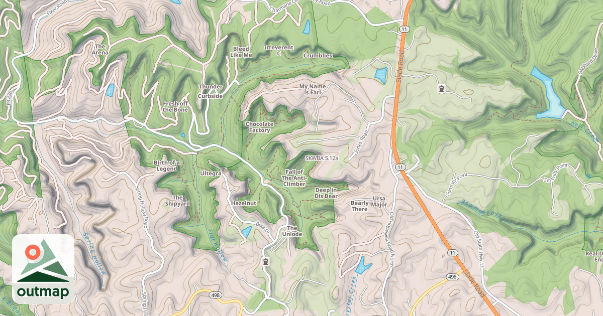 Map of SKWBA
