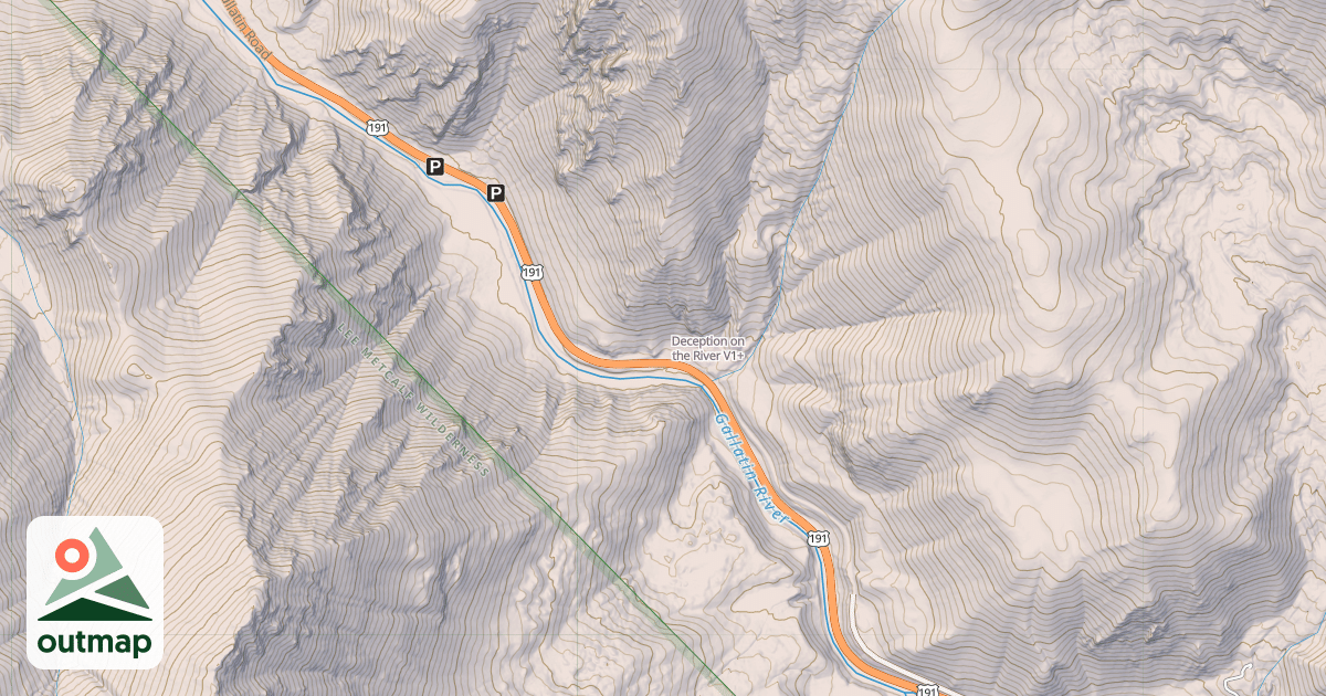 Map of Deception on the River