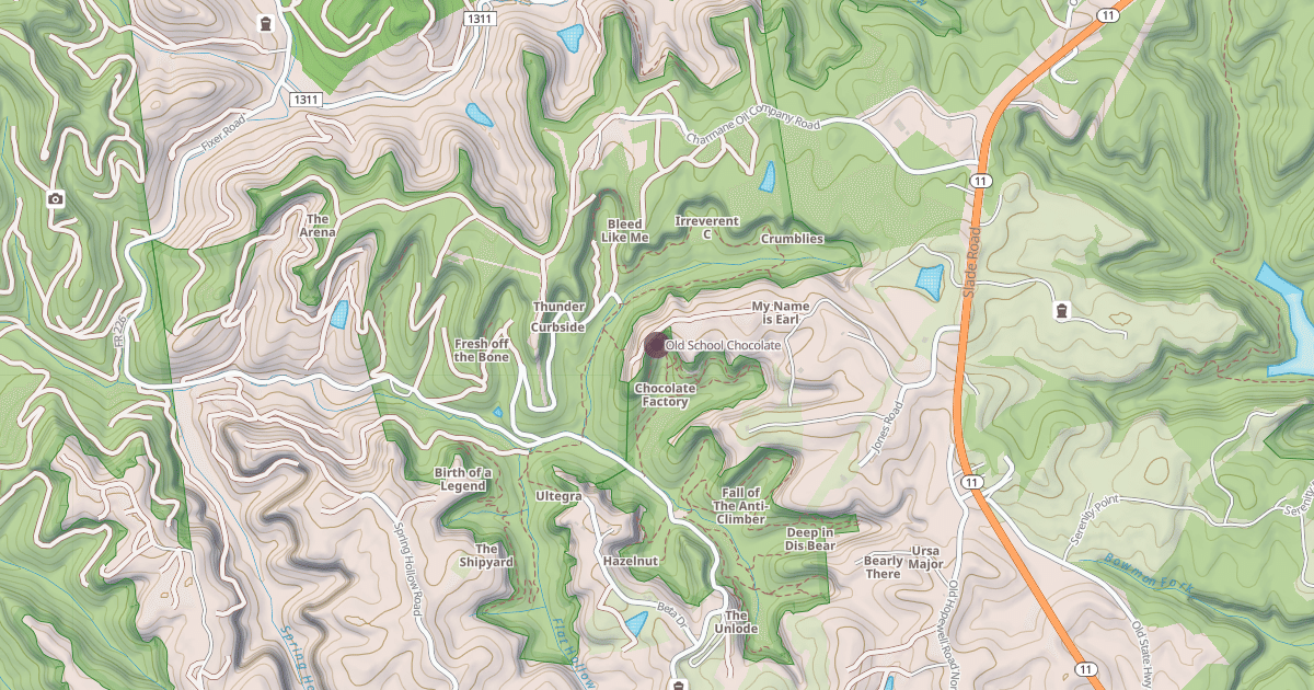 Map preview of Old School Chocolate