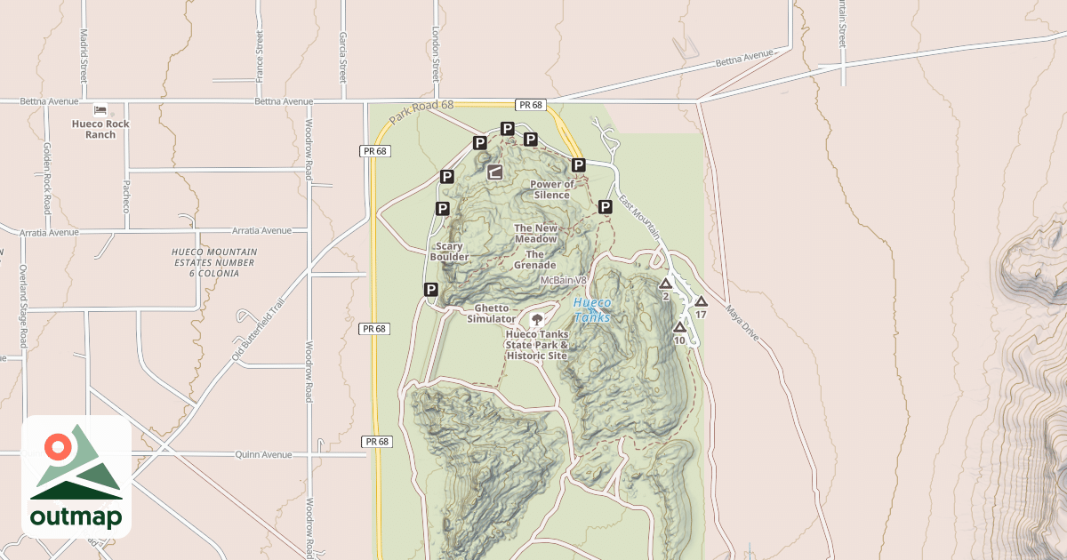 Map of McBain