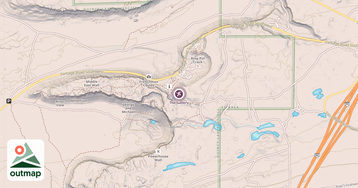 Map of The Gallery