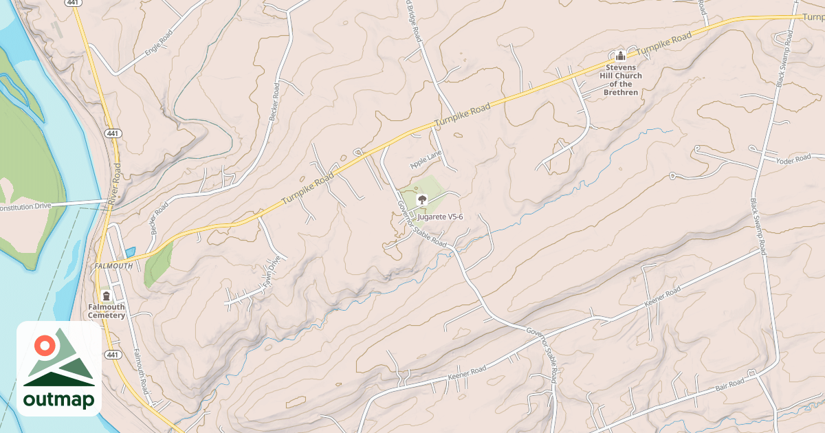 Map of Jugarete
