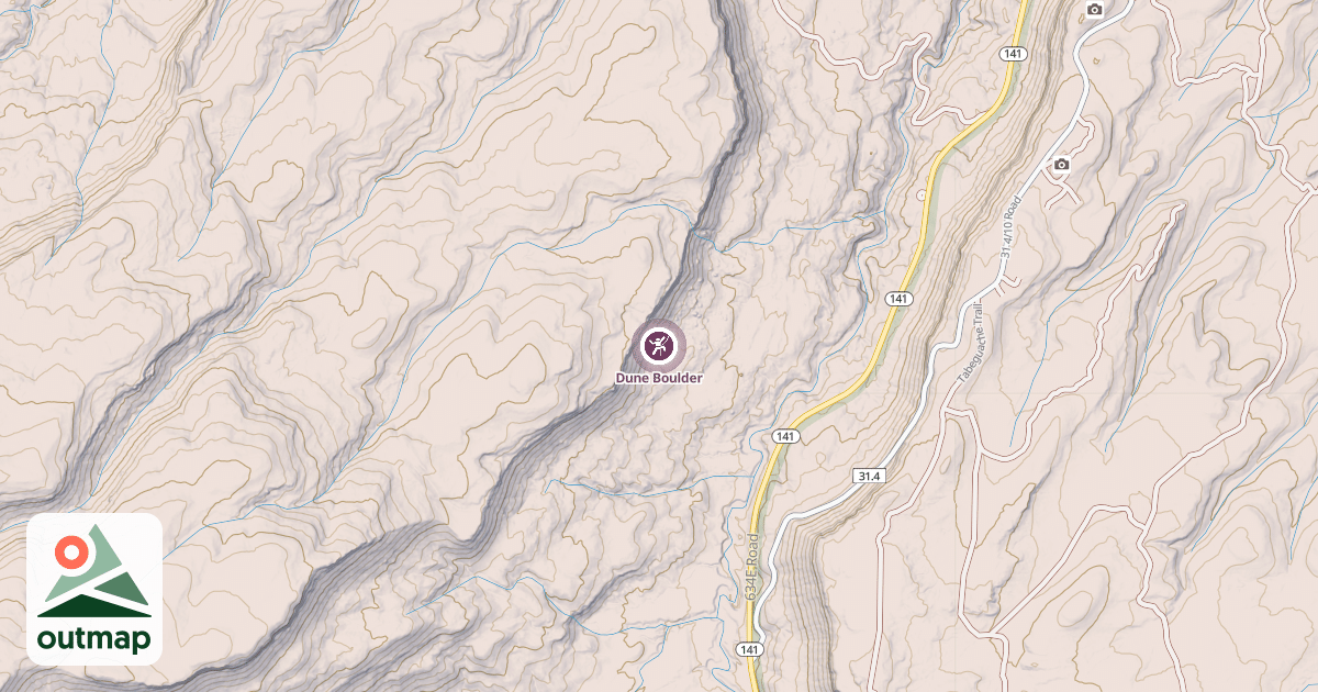 Map of Dune Boulder