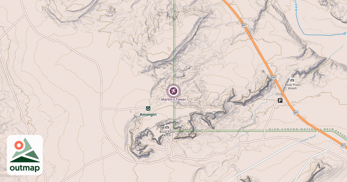 Map of Martin's Tower