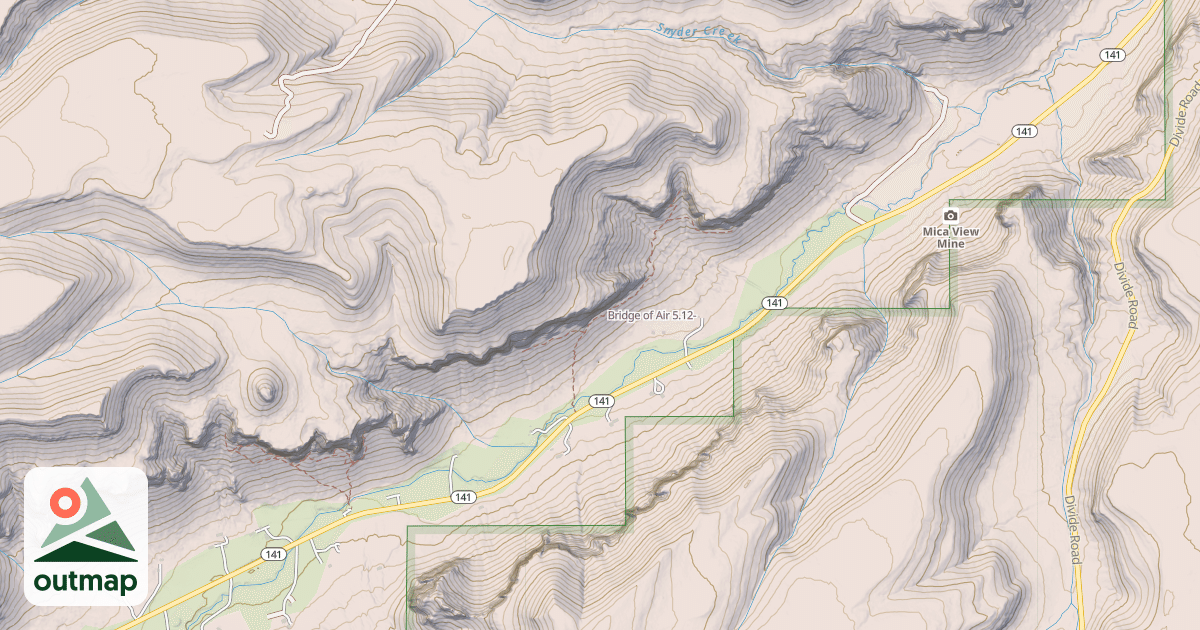 Map of Bridge of Air