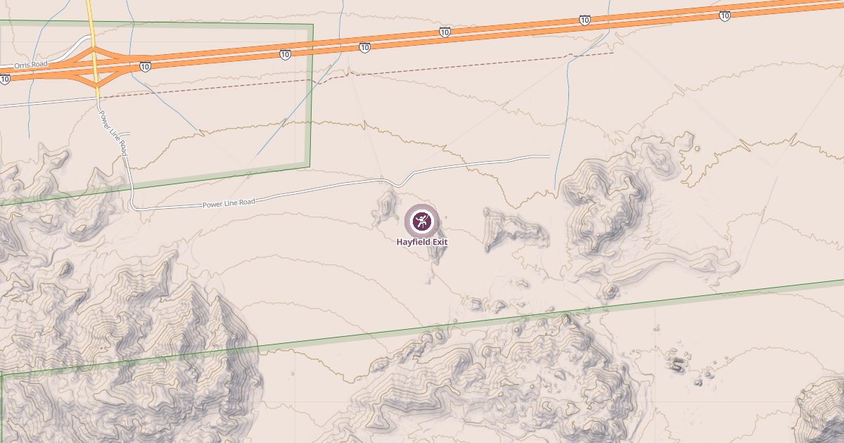 Map preview of Hayfield Exit