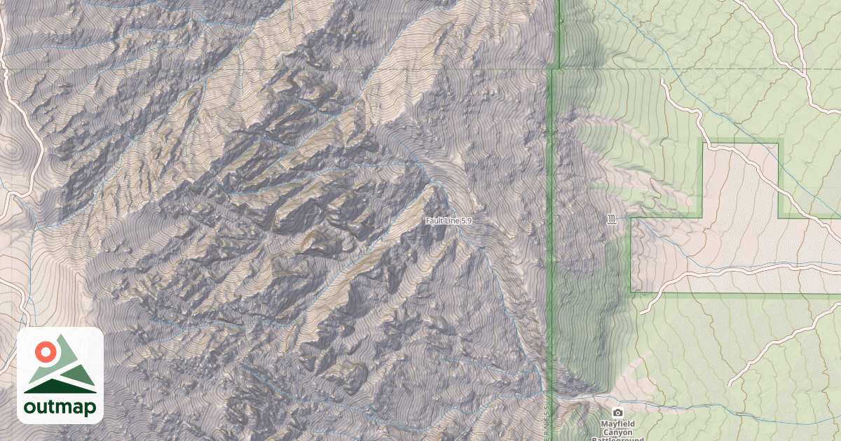 Map of Fault Line