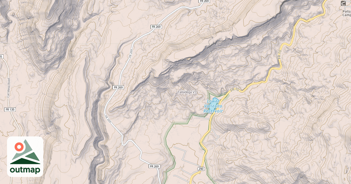 Map of Talladega