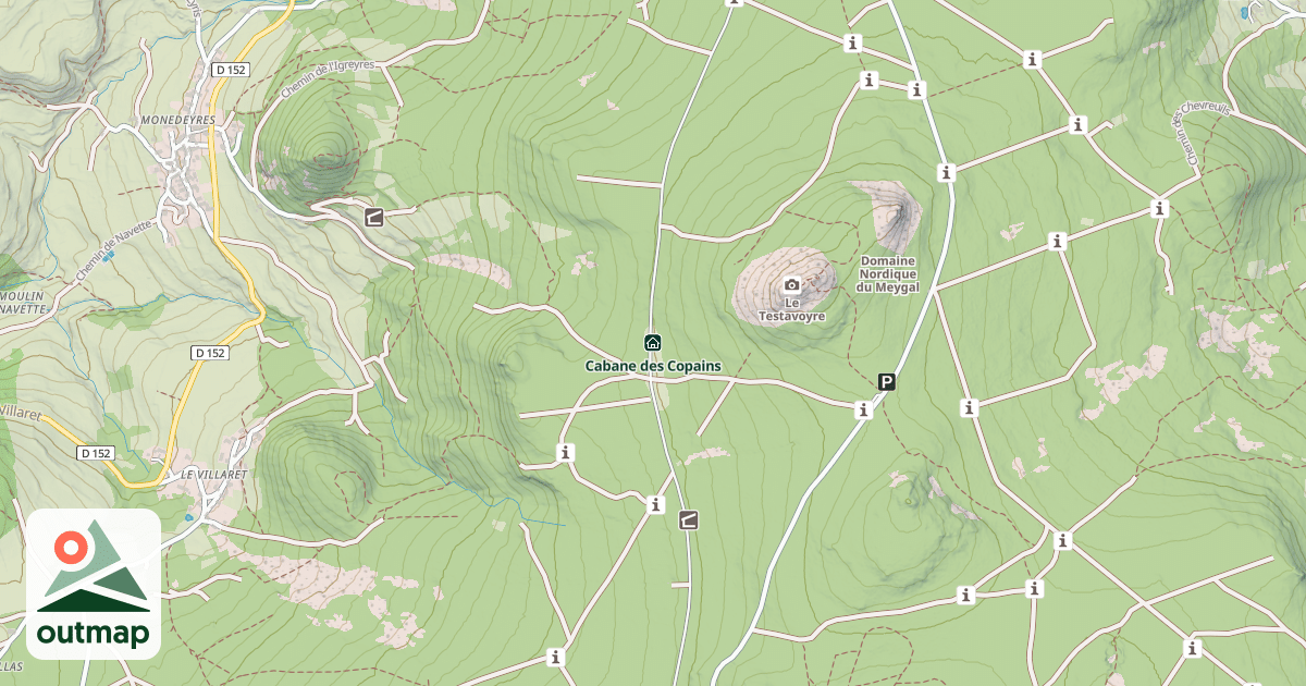 Map of Cabane des Copains