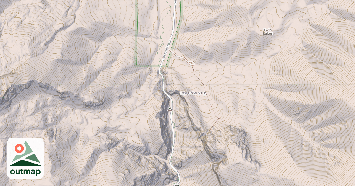 Map of Little Tickler