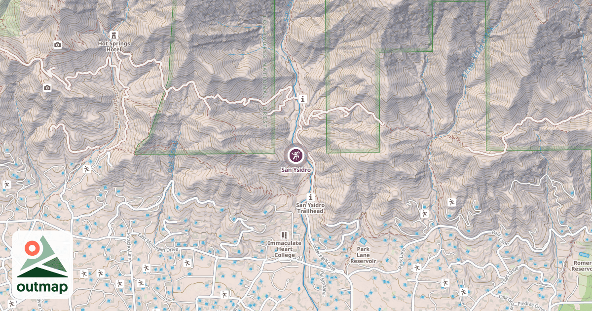 Map of San Ysidro