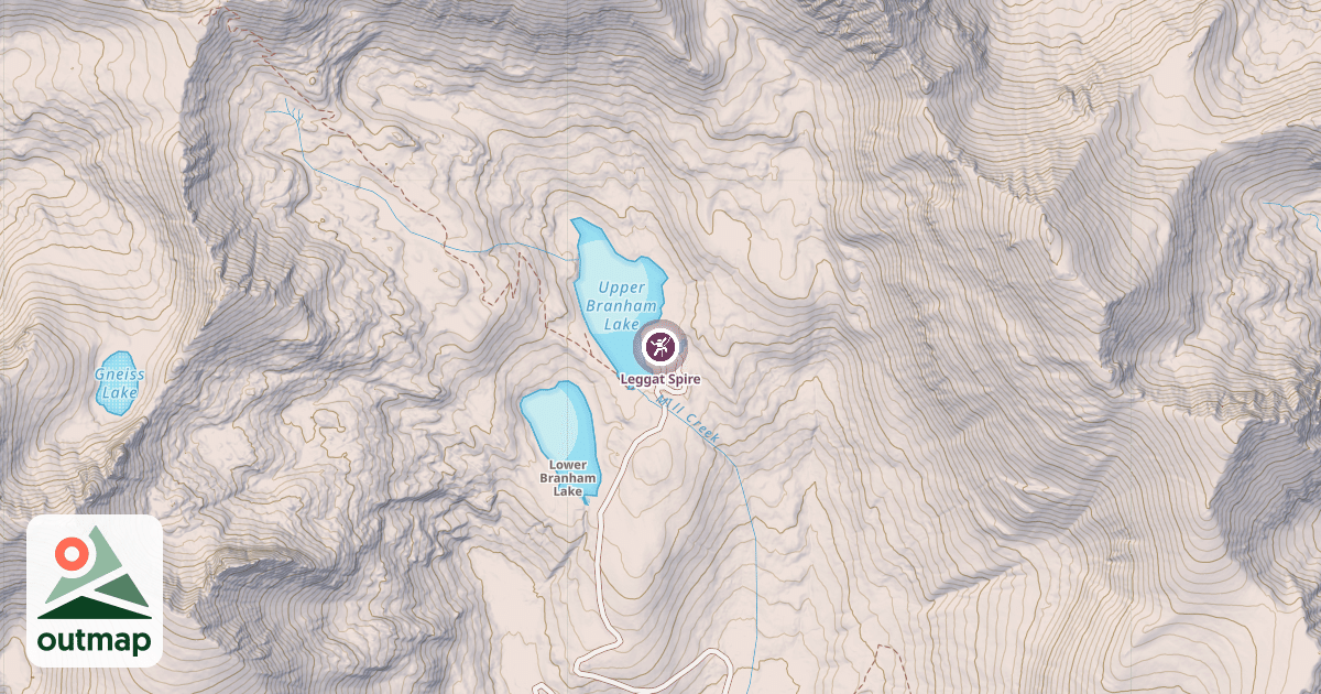 Map of Leggat Spire