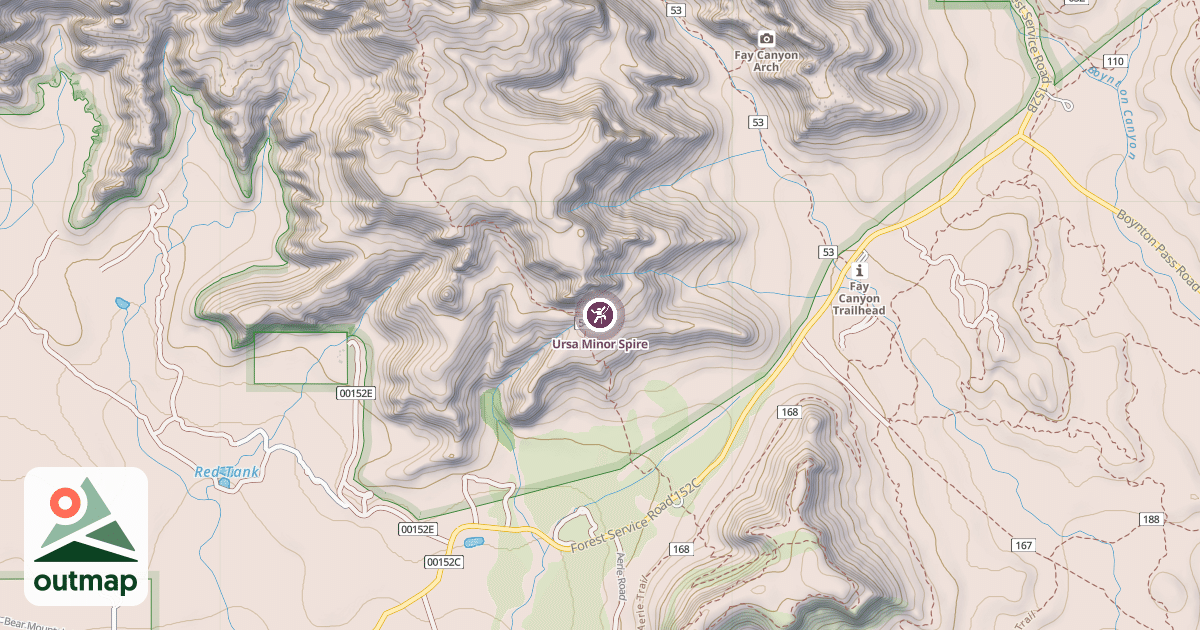 Map of Ursa Minor Spire