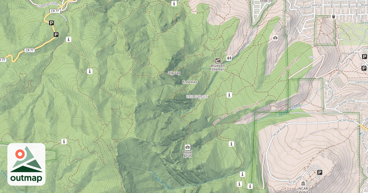 Map of 1911 Gully