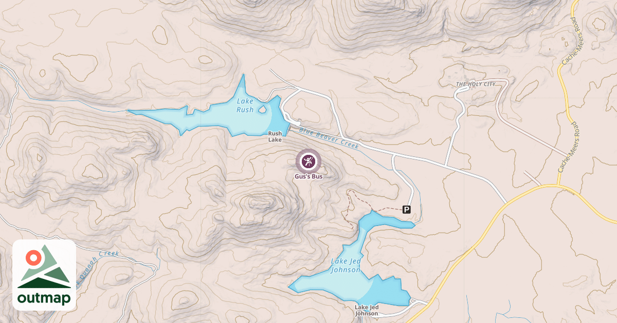 Map of Gus's Bus