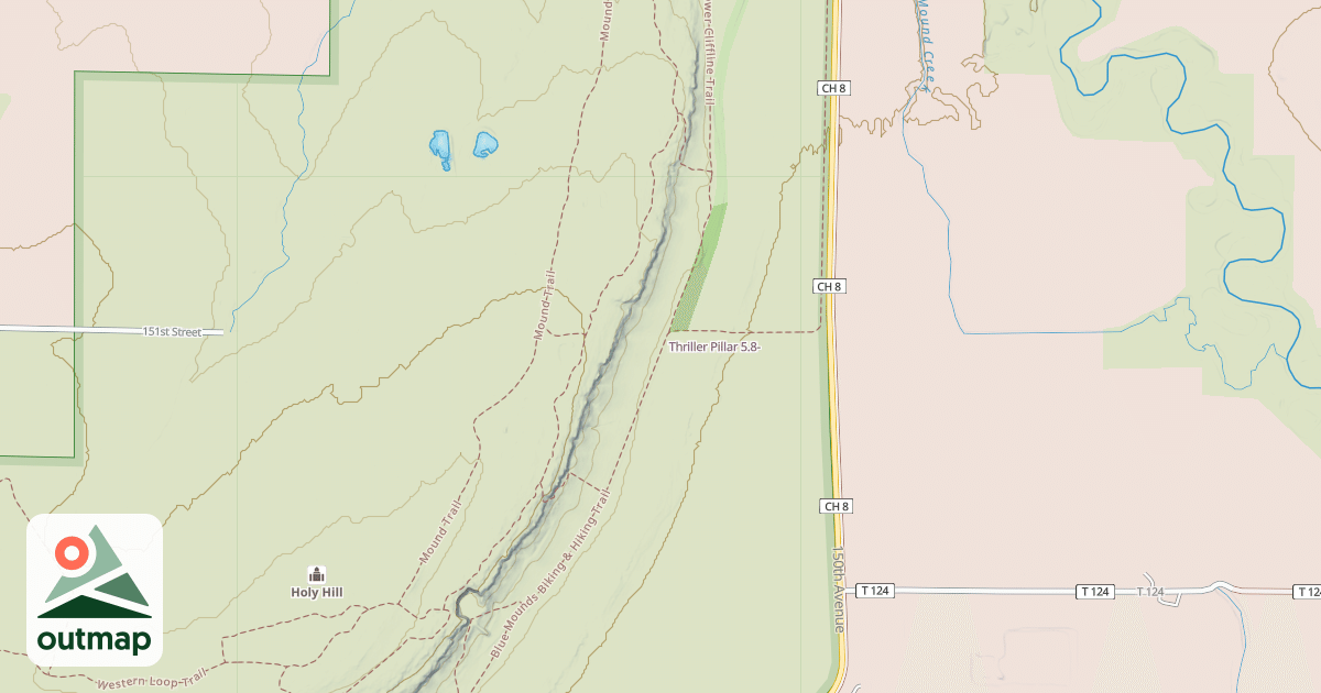 Map of Thriller Pillar