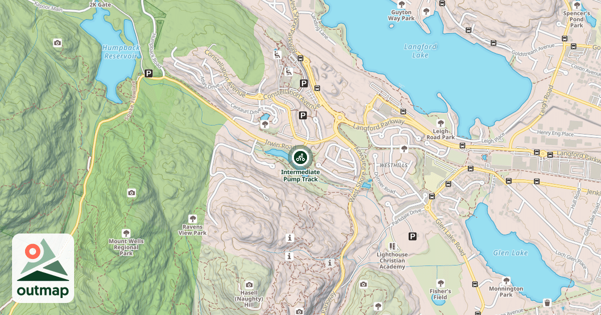 Map of Intermediate Pump Track