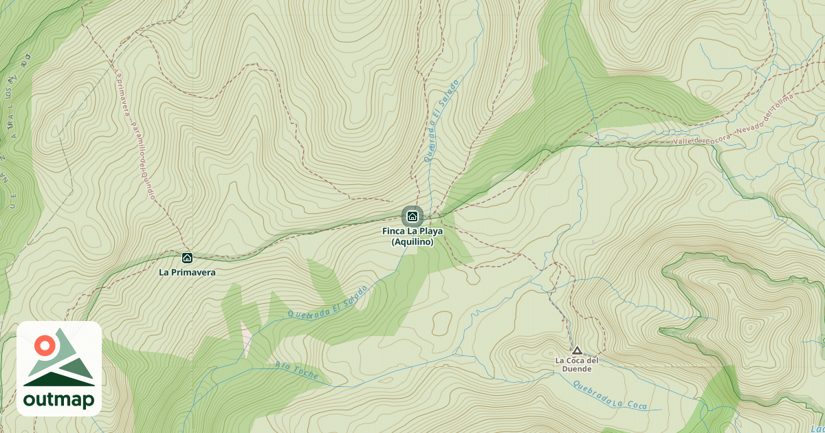 Map of Finca La Playa (Aquilino)