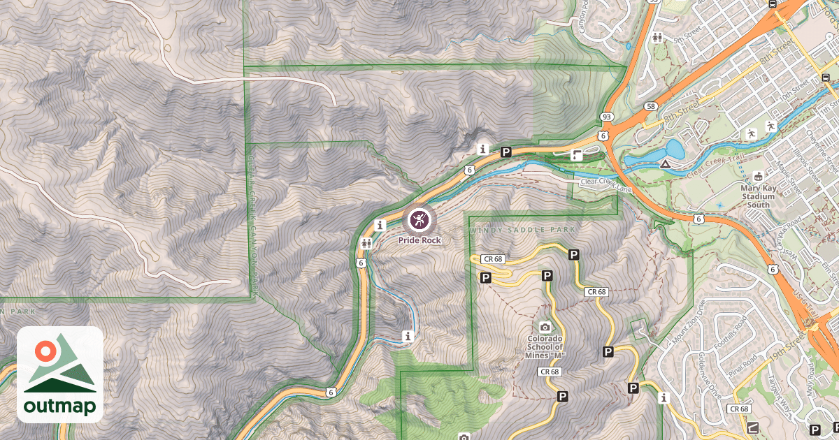 Map of Pride Rock