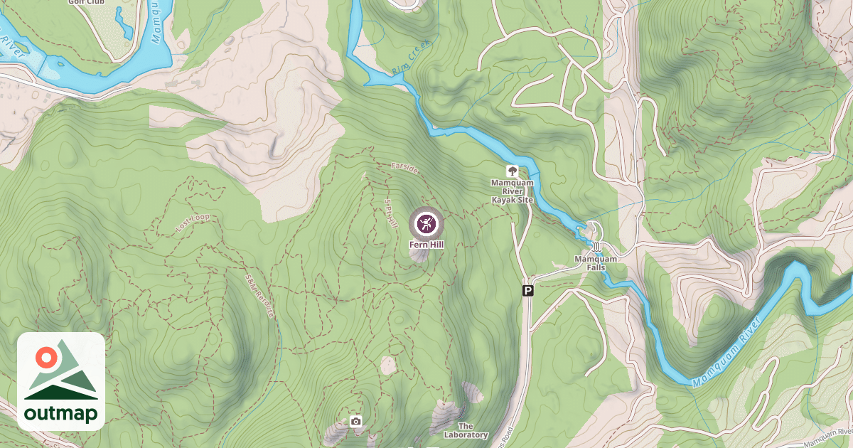 Map of Fern Hill