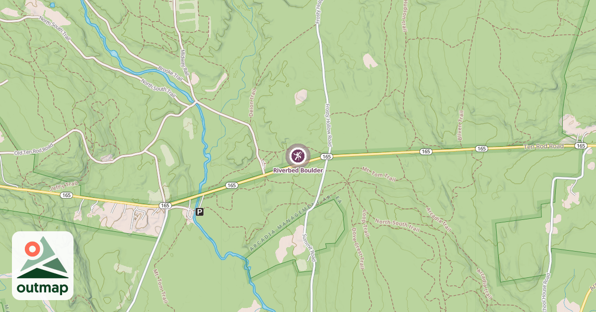 Map of Riverbed Boulder