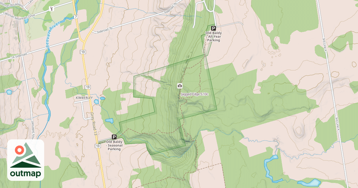Map of Jagged Edge