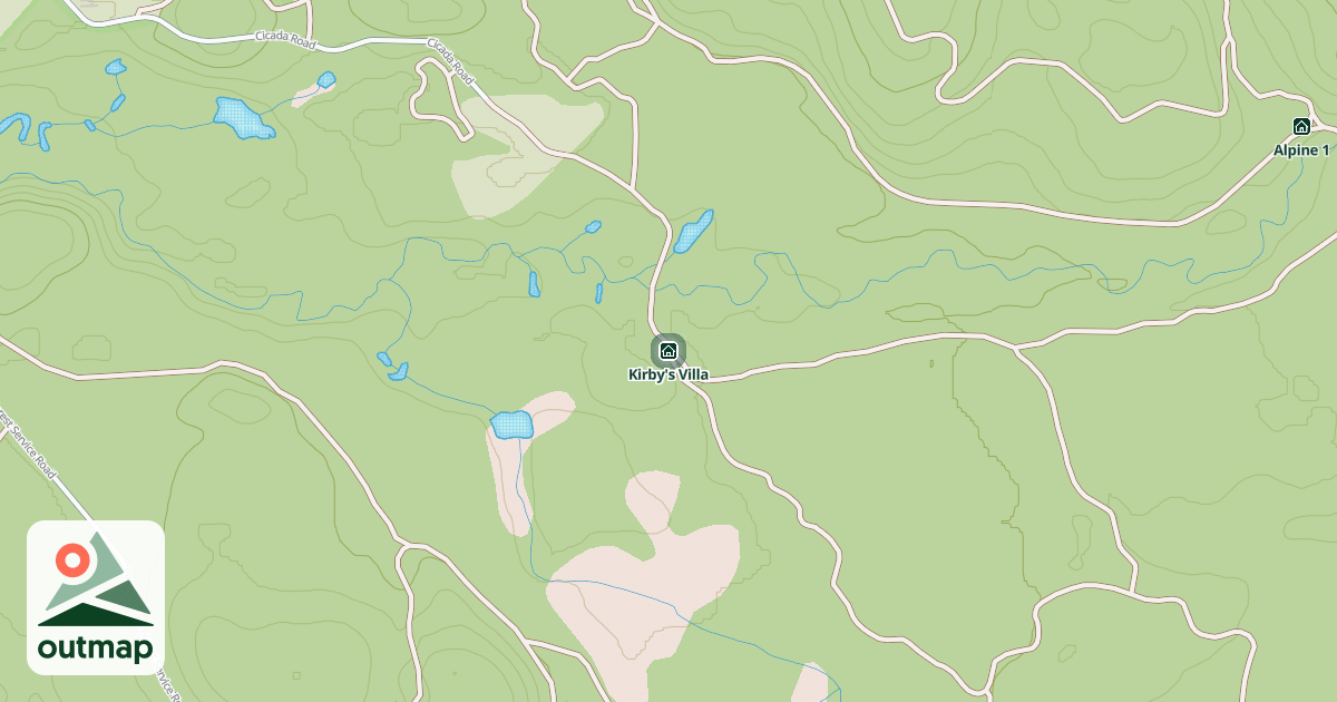 Map of Kirby's Villa