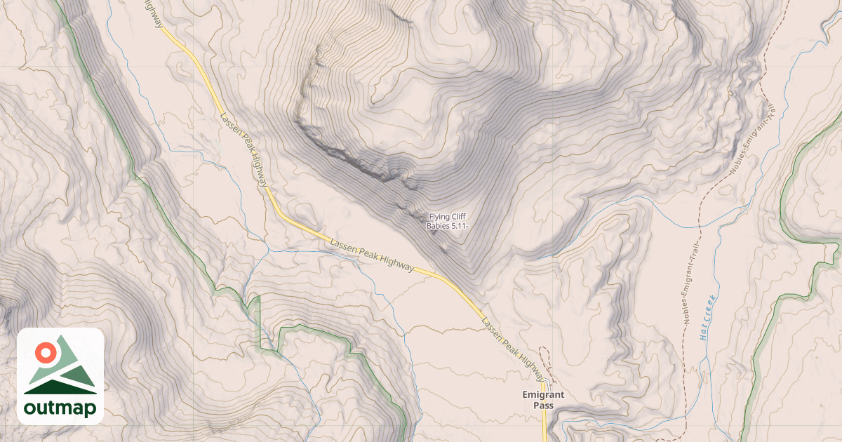 Map of Flying Cliff Babies