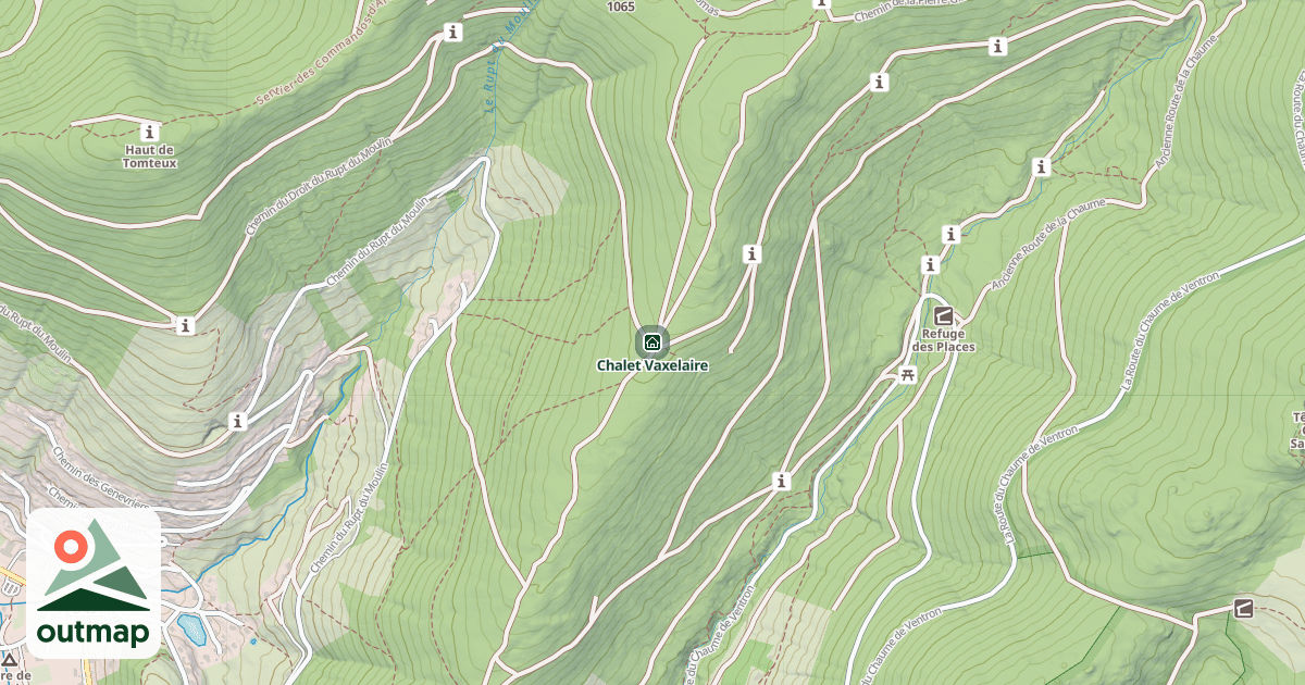Map of Chalet Vaxelaire