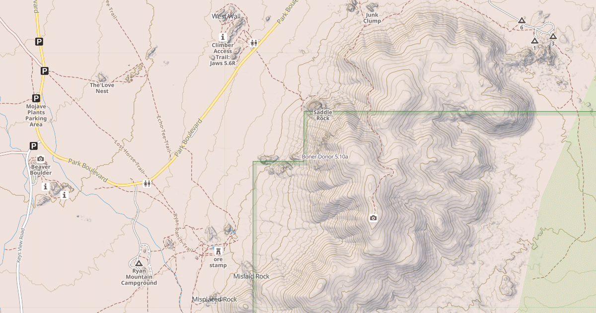 Map preview of Boner Donor