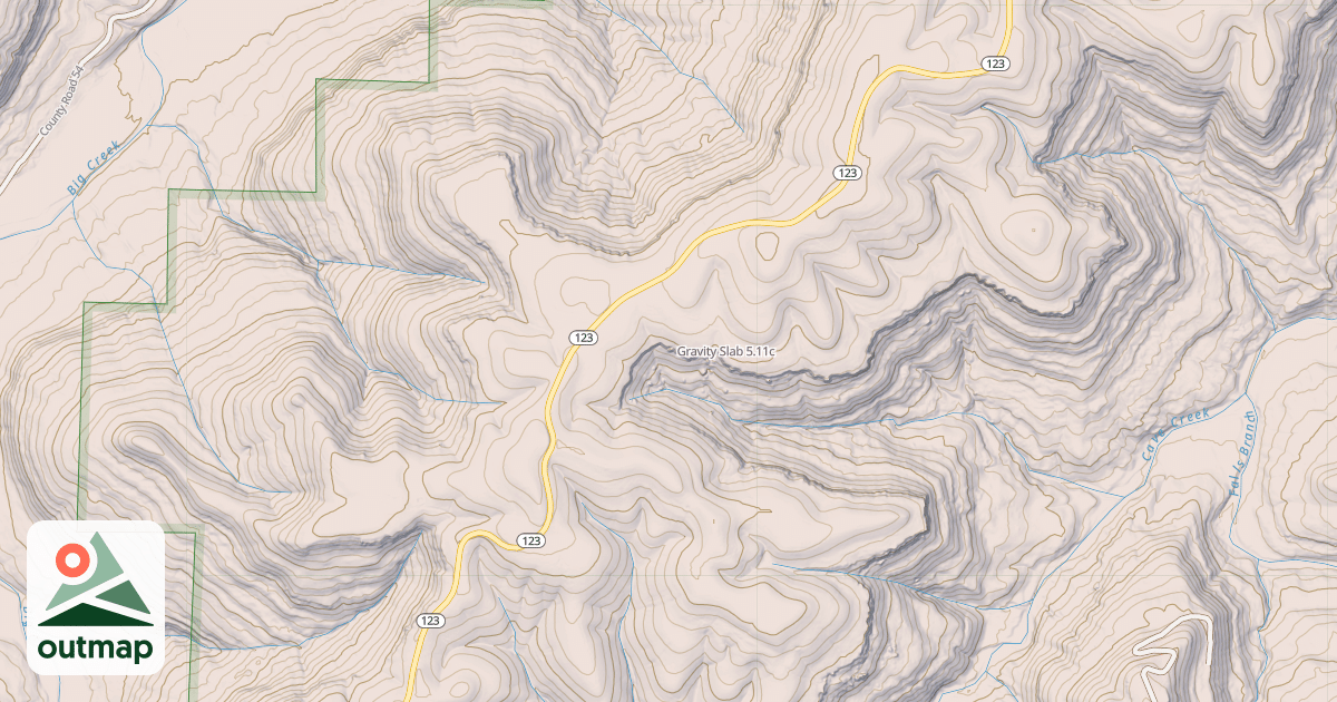 Map of Gravity Slab