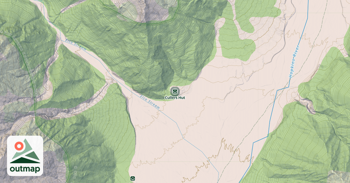 Map of Cullers Hut