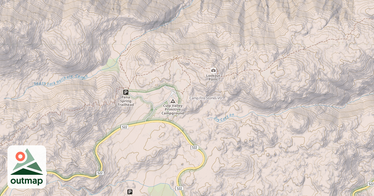 Map of Camp Fire Stories