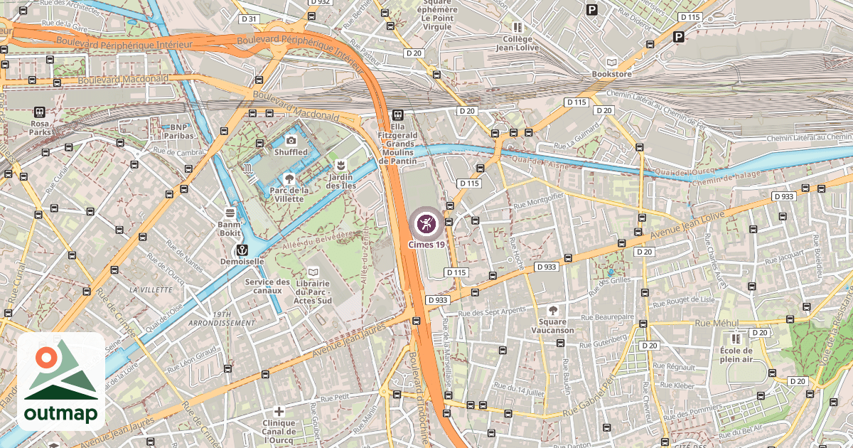 Map of Cimes 19