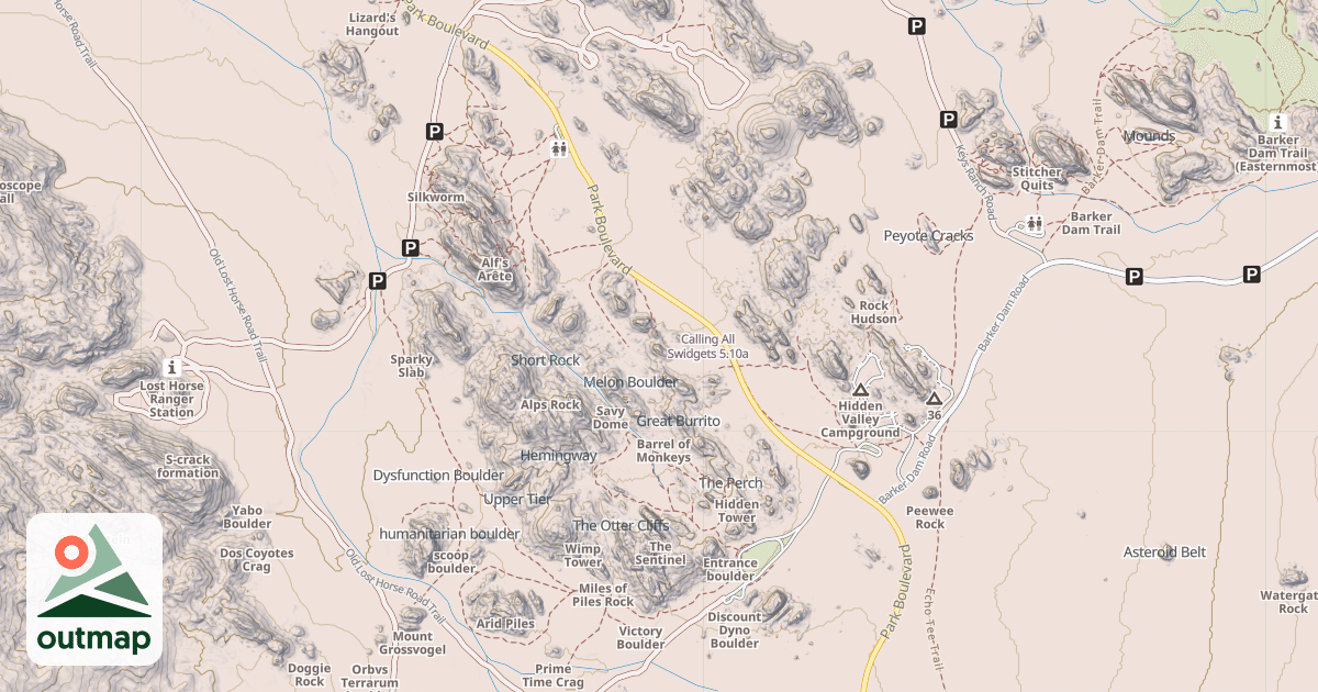 Map of Calling All Swidgets