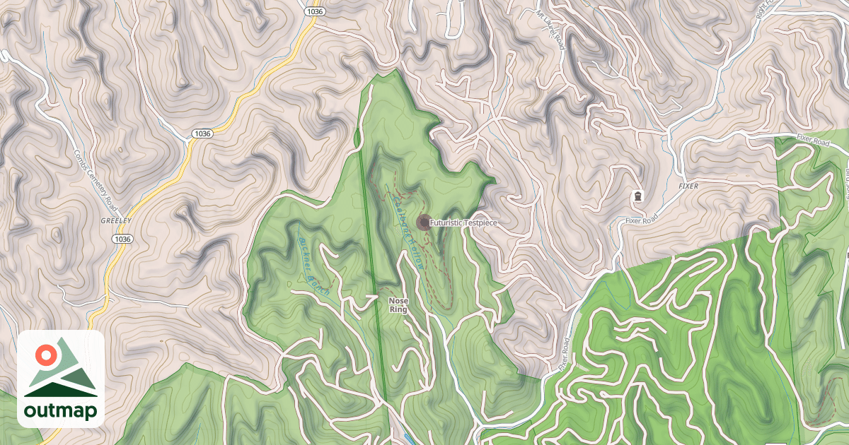 Map of Futuristic Testpiece