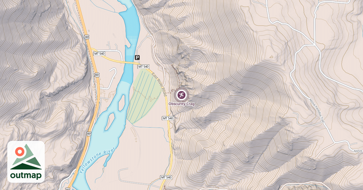 Map of Obscurity Crag