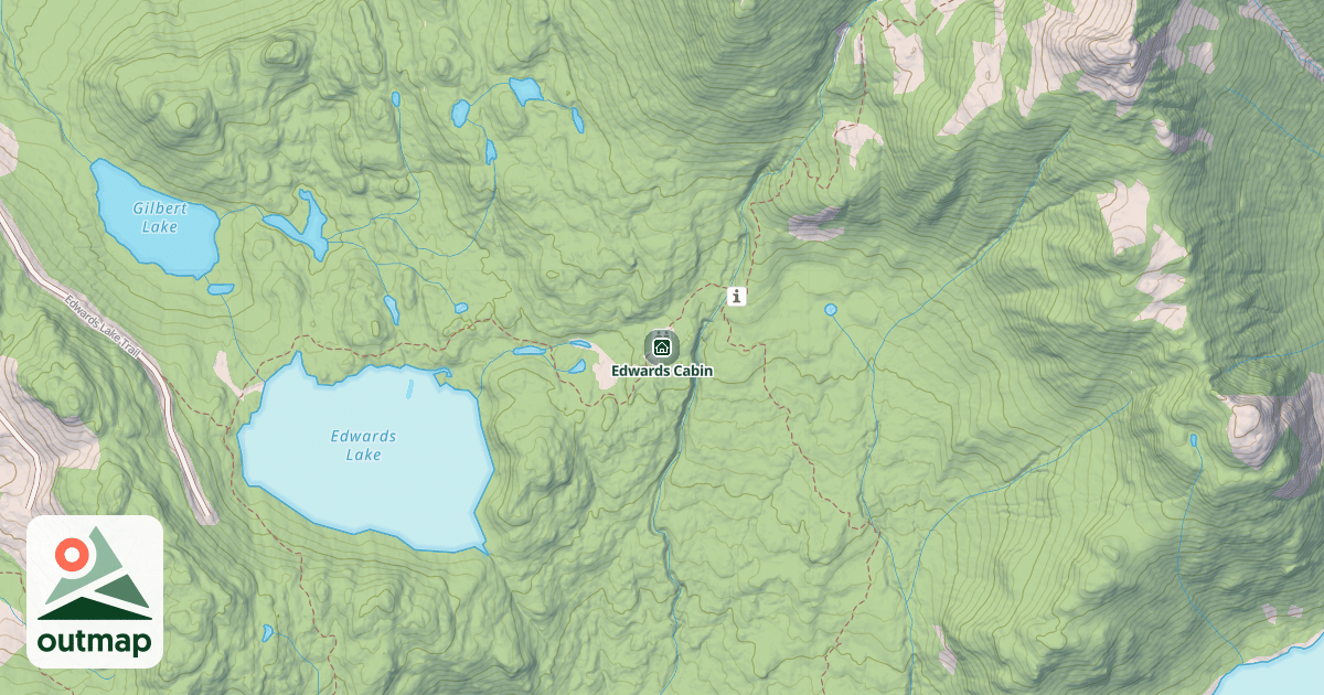 Map of Edwards Cabin